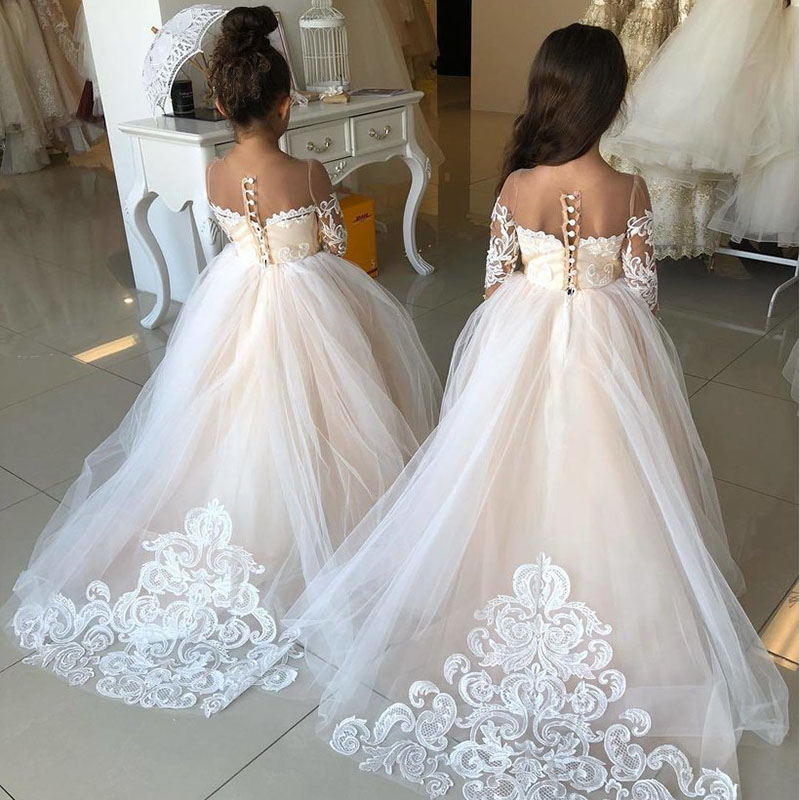 Online Vestidos de niña de las flores