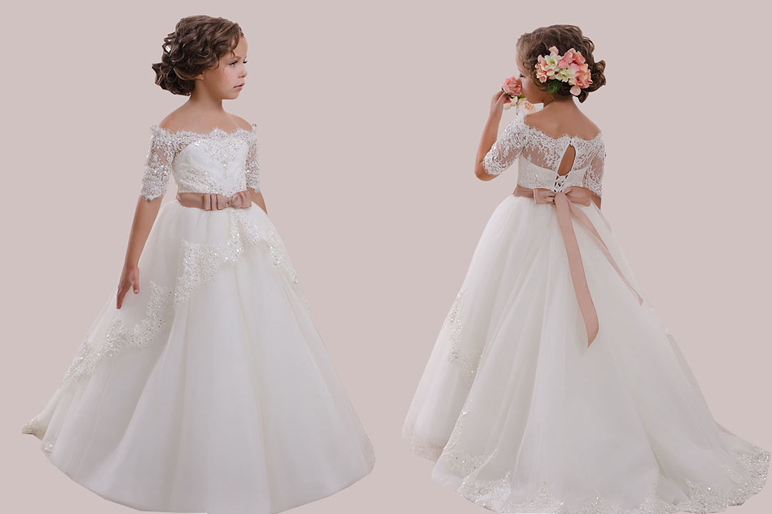 Online Vestidos de niña de las flores