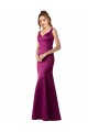 Online Cubierta Barco Satén Largo Formales Vestidos de dama de honor / Vestidos de fiesta
