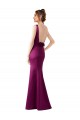 Online Cubierta Barco Satén Largo Formales Vestidos de dama de honor / Vestidos de fiesta