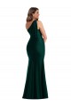 Online Evergreen Sirena Un Hombre Satén sedoso Largo Formales Vestidos de dama de honor / Vestidos de fiesta