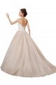 Online Marfil & Champán Cuello de Corazón Cola capilla Tul Encaje Vestidos de novia