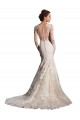 Online Marfil & Champán Sirena Ilusión Cola capilla Tul Encaje Vestidos de novia