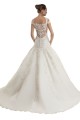 Online Marfil Sirena Hombros Descubiertos Barrer tren Tul Encaje Vestidos de novia