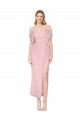 Online Primavera Sirena Hombros Descubiertos Gasa Corto Formales Vestidos de dama de honor / Vestidos de fiesta