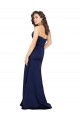 Online Sapphire línea A Cuello de Corazón Sin tirantes Satén sedoso Largo Formales Vestidos de dama de honor / Vestidos de fiesta