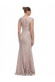 Online Sirena Cuello de Corazón Encaje Largo Vestidos de dama de honor / Vestidos de fiesta