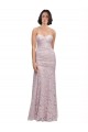 Online Sirena Cuello de Corazón Encaje Largo Vestidos de dama de honor / Vestidos de fiesta