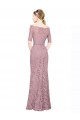 Online Sirena Hombros Descubiertos Encaje Largo Vestidos de dama de honor / Vestidos de fiesta
