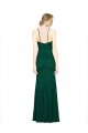 Online Verde oscuro Sirena Halter Cuello Alto Encaje Largo Vestidos de dama de honor / Vestidos de fiesta
