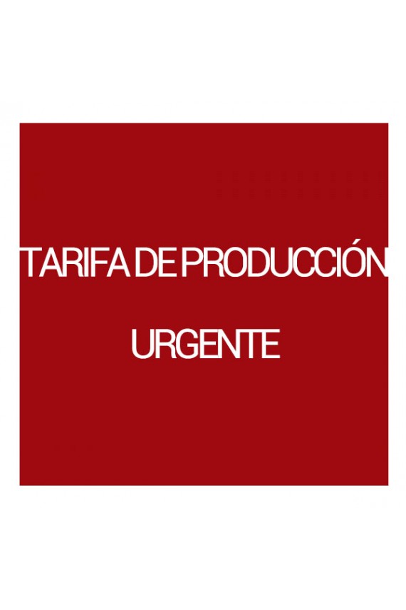 Online TARIFA DE PRODUCCIÓN URGENTE