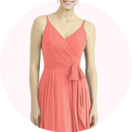 Online Tirantes espagueti Vestidos de dama de honor