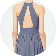 Online Keyhole Vestidos de dama de honor