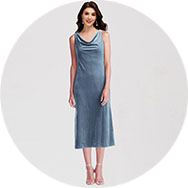 Online Midi Vestidos de dama de honor