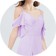 Online Top Con Hombros Vestidos de dama de honor