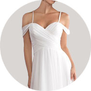 Online Hombros Descubiertos Vestidos de novia