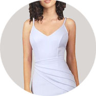Online Tirantes espagueti Vestidos de novia