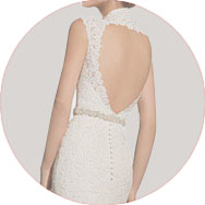 Online Ojo de cerradura Vestidos de novia