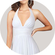 Online Sin mangas Vestidos de novia